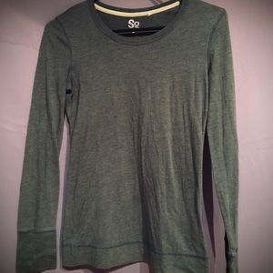 Women’s SO green long sleeve shirt